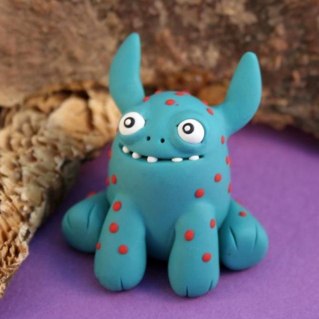 Modeling clay monsters (70 photos)