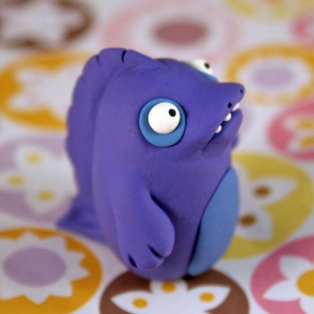 Modeling clay monsters (70 photos)