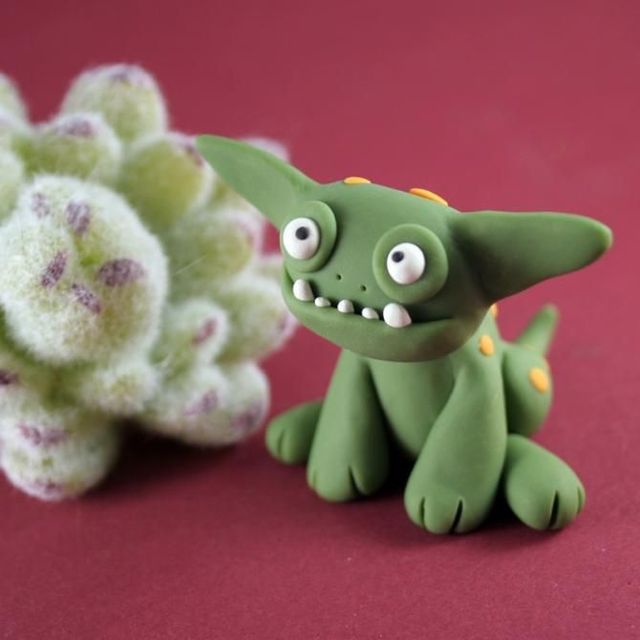 Modeling clay monsters (70 photos)