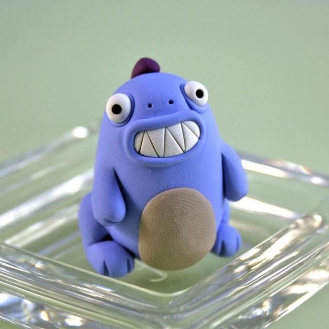 Modeling clay monsters (70 photos)