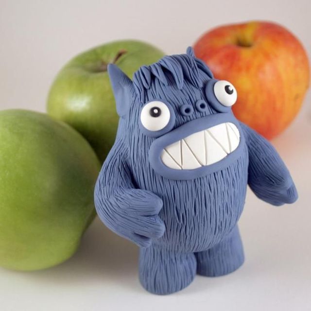 Modeling clay monsters (70 photos)