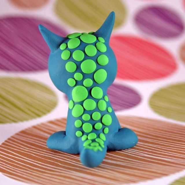 Modeling clay monsters (70 photos)