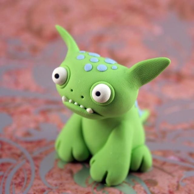 Modeling clay monsters (70 photos)