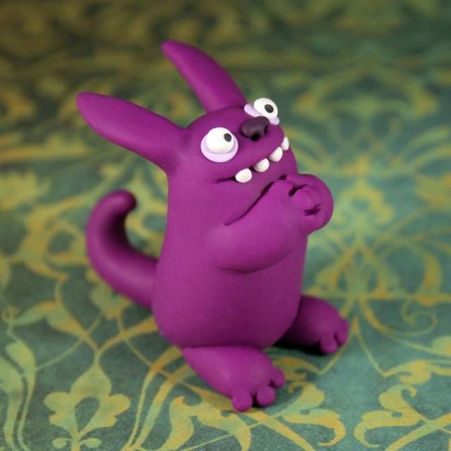 Modeling clay monsters (70 photos)