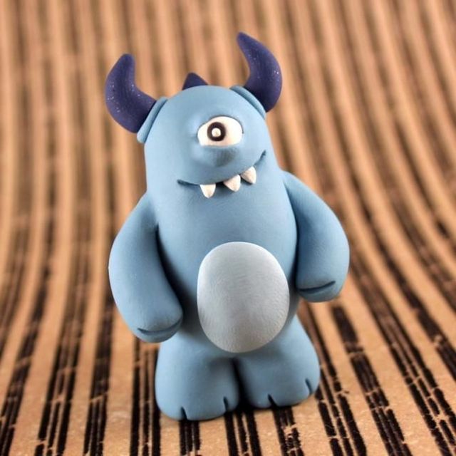 Modeling clay monsters (70 photos)