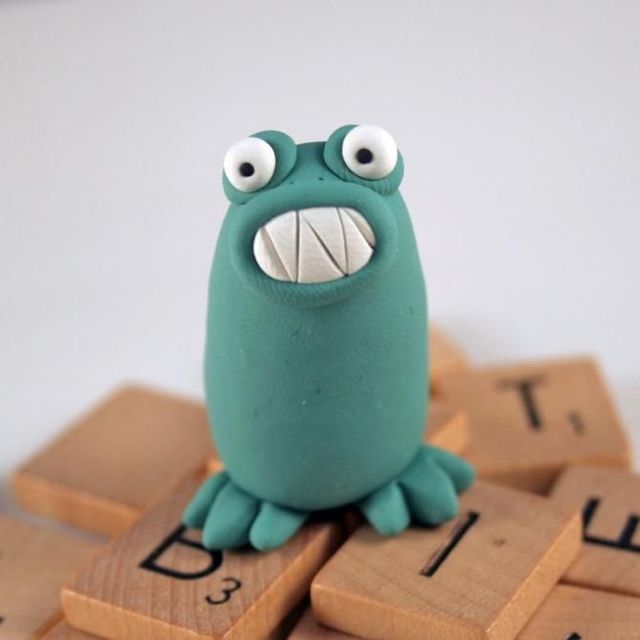 Modeling clay monsters (70 photos)
