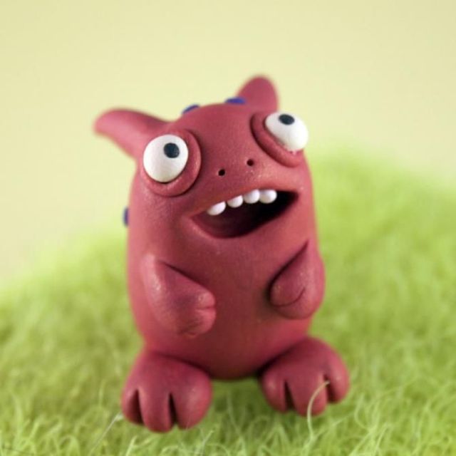 Modeling clay monsters (70 photos)