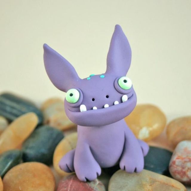 Modeling clay monsters (70 photos)