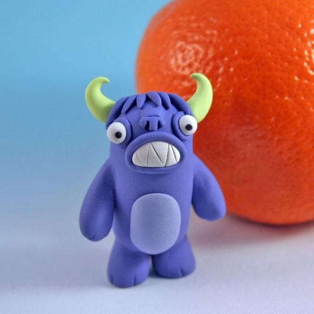 Modeling clay monsters (70 photos)