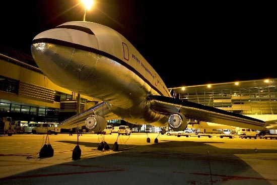 An inflatable plane (42 photos)
