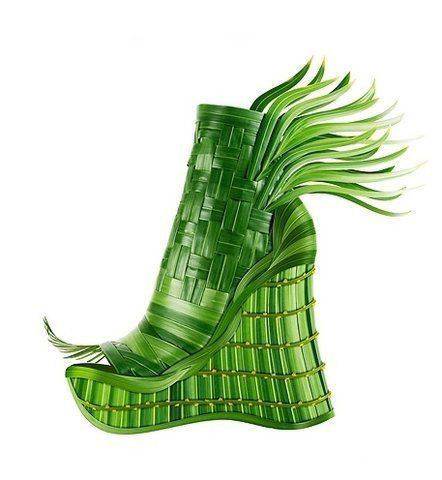 Shoes made from plants (14 photos)