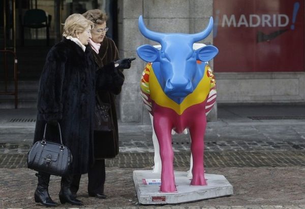 Cow Parade in Madrid (22 photos)