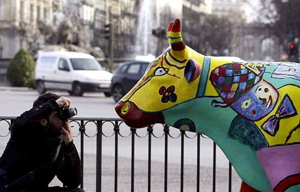 Cow Parade in Madrid (22 photos)
