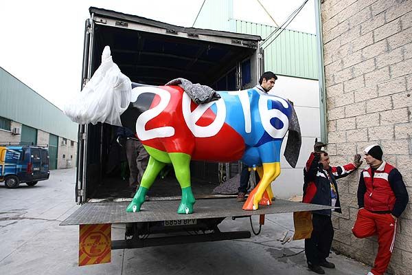 Cow Parade in Madrid (22 photos)