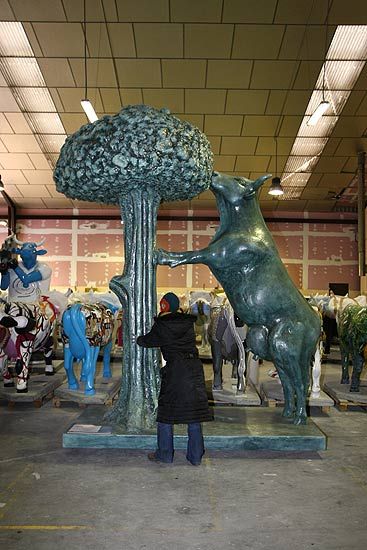 Cow Parade in Madrid (22 photos)