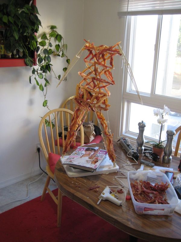 Bacon man construction (24 photos)