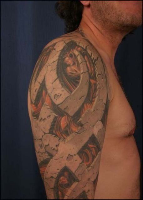 3D tattoos (34 photos)