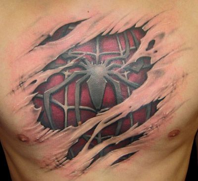 3D tattoos (34 photos)