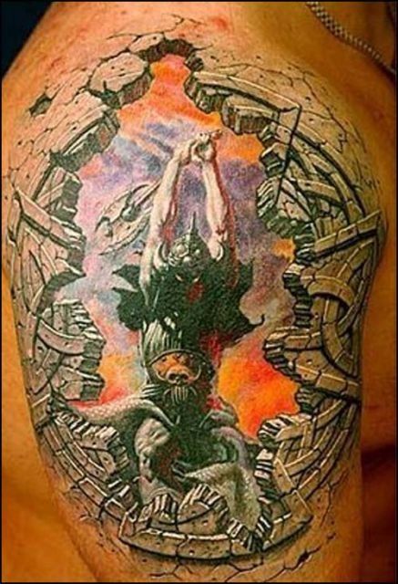 3D tattoos (34 photos)