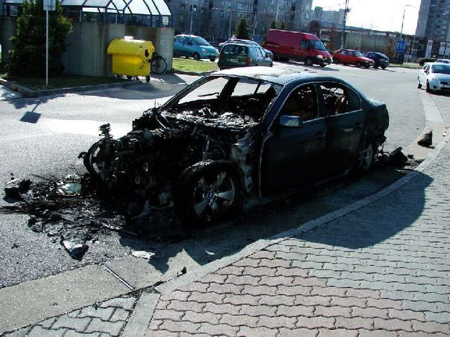 Horrible! Burned cars (9 photos)
