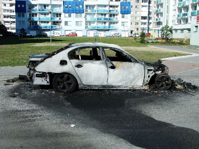 Horrible! Burned cars (9 photos)