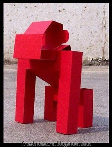Crafts and figures with cardboard boxes, fun ideas! (27 photos)