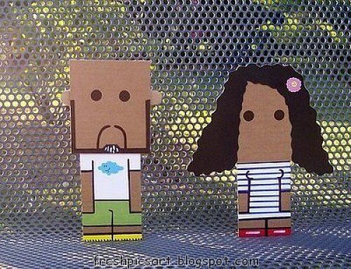 Crafts and figures with cardboard boxes, fun ideas! (27 photos)