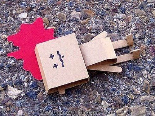 Crafts and figures with cardboard boxes, fun ideas! (27 photos)