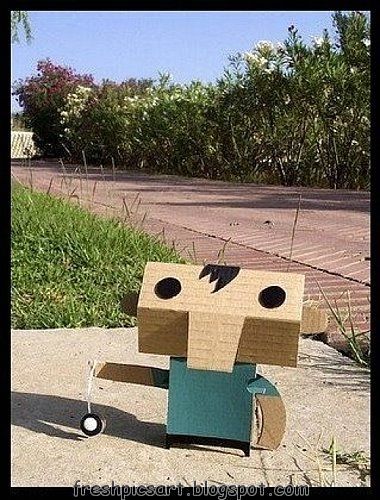 Crafts and figures with cardboard boxes, fun ideas! (27 photos)