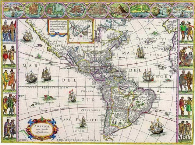 Antique maps of the world (22 photos)