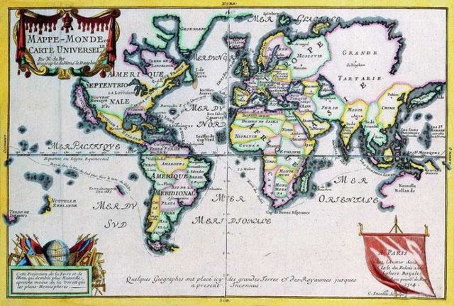 Antique maps of the world (22 photos)