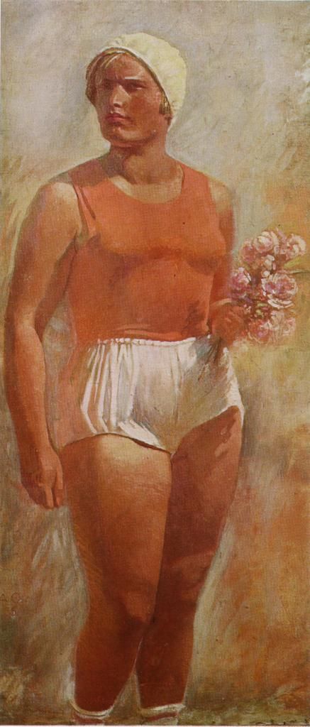 Soviet women drawn by Soviet painters (15 photos)