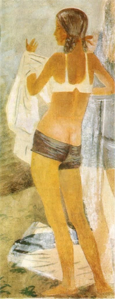 Soviet women drawn by Soviet painters (15 photos)