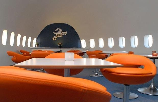 Plane converted into a hostel in Stockholm (14 photos)