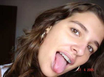 Show your tongue. Excellent photo series (40 photos)