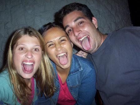 Show your tongue. Excellent photo series (40 photos)