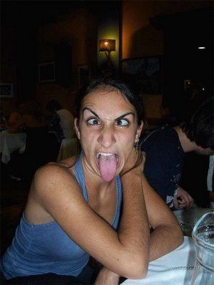 Show your tongue. Excellent photo series (40 photos)