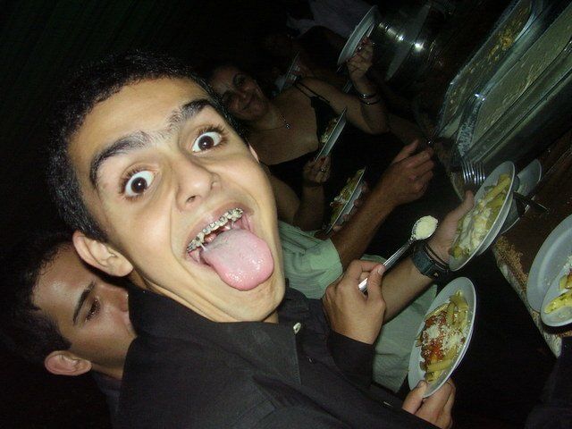 Show your tongue. Excellent photo series (40 photos)