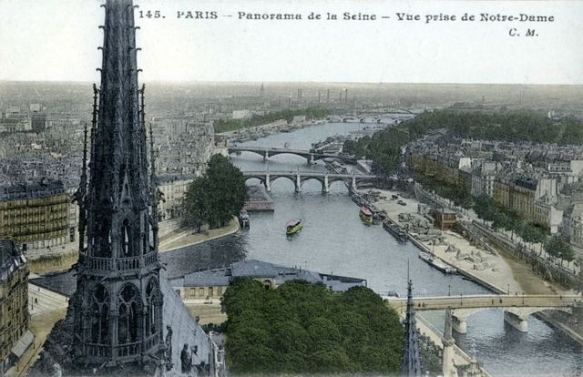 Paris postcards from early 20th century (14 photos)