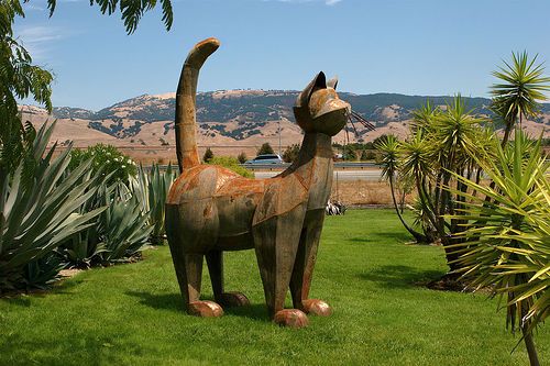 Cats monuments (41 photos)