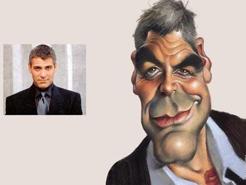 Superb celebrity caricatures (8 photos)