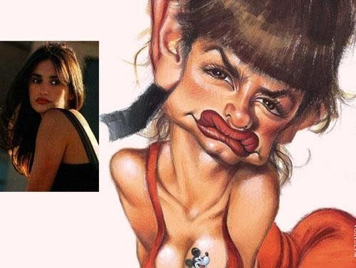 Superb celebrity caricatures (8 photos)