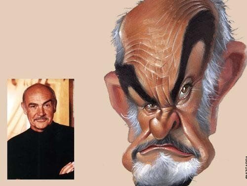 Superb celebrity caricatures (8 photos)