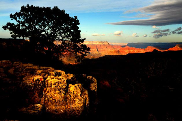 Sunrise and sunset in the Grand Canyon (11 photos)