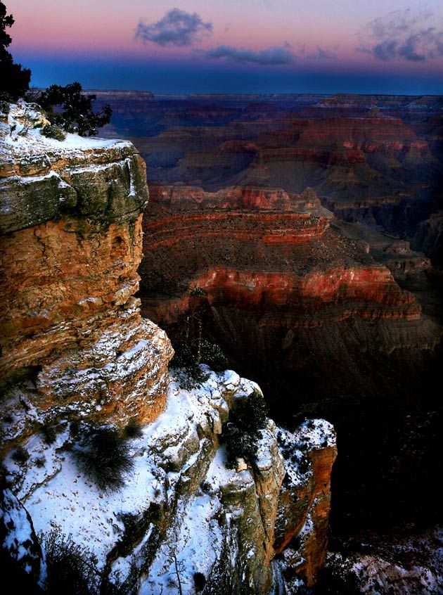 Sunrise and sunset in the Grand Canyon (11 photos)
