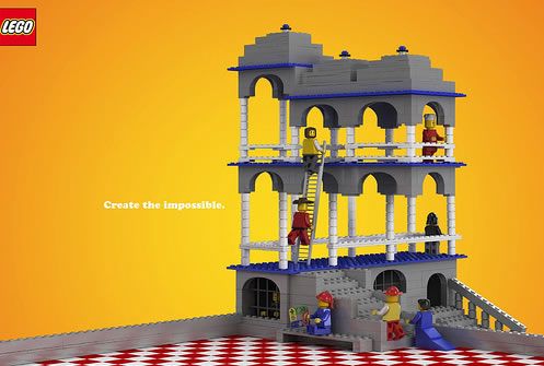 Creative Lego advertisements (40 photos)