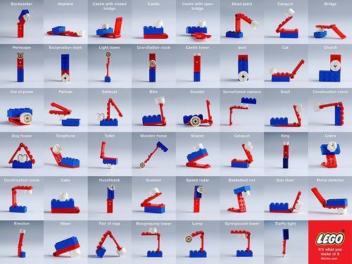 Creative Lego advertisements (40 photos)