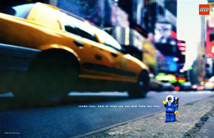 Creative Lego advertisements (40 photos)