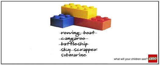 Creative Lego advertisements (40 photos)