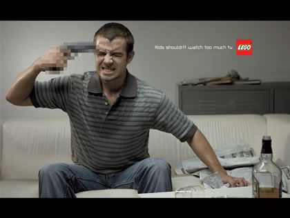 Creative Lego advertisements (40 photos)